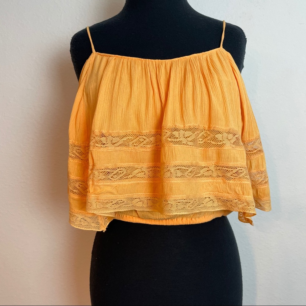 NWT FREE PEOPLE HOME AGAIN CROP TOP - Picture 6 of 14